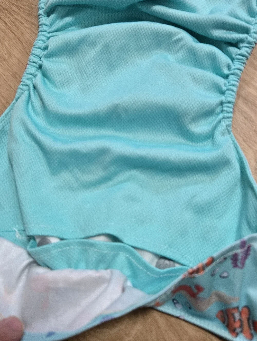 Sustainable sprinkles one size pocket diaper ocean print